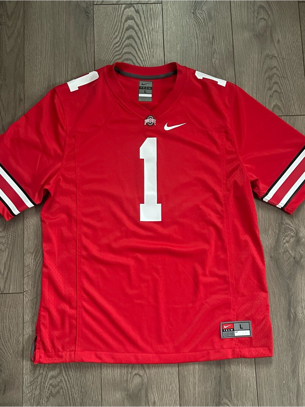 Nike Ohio State Buckeyes Men’s Large #1 Football Jersey